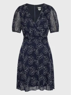 DKNY Vestito Da Giorno DD2F3346 Blu Scuro Regular Fit -Offerta economica Guess || Calvin Klein Jeans || Vero Moda dkny vestito da giorno dd2f3346 blu scuro regular fit 4