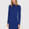 DKNY Vestito Di Maglia DD1GD247 Blu Scuro Regular Fit