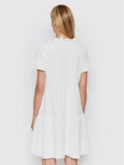 DKNY Vestito Estivo DD2B7670 Bianco Regular Fit -Offerta economica Guess || Calvin Klein Jeans || Vero Moda dkny vestito estivo dd2b7670 bianco regular fit 2