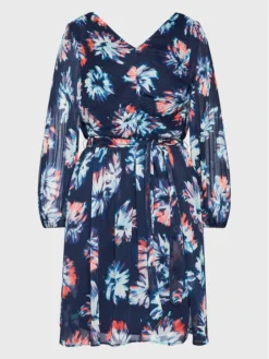 DKNY Vestito Estivo DD2FI910 Blu Scuro Regular Fit -Offerta economica Guess || Calvin Klein Jeans || Vero Moda dkny vestito estivo dd2fi910 blu scuro regular fit 4