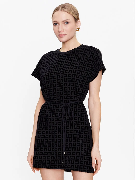 Elisabetta Franchi Vestito Da Giorno AB-319-31E2-V190 Nero Regular Fit 1 Elisabetta Franchi Vestito Da Giorno AB-319-31E2-V190 Nero Regular Fit