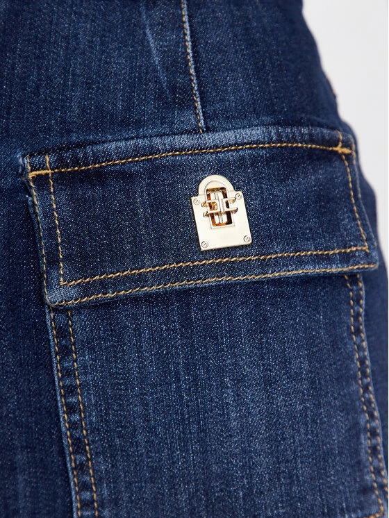 Elisabetta Franchi Vestito Di Jeans AJ-30S-31E2-V450 Blu Slim Fit 5 Elisabetta Franchi Vestito Di Jeans AJ-30S-31E2-V450 Blu Slim Fit - immagine 5