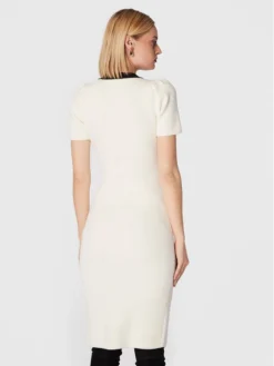 Elisabetta Franchi Vestito Di Maglia AM-69Q-26E2-V470 Beige Slim Fit -Offerta economica Guess || Calvin Klein Jeans || Vero Moda elisabetta franchi vestito di maglia am 69q 26e2 v470 beige slim fit 2