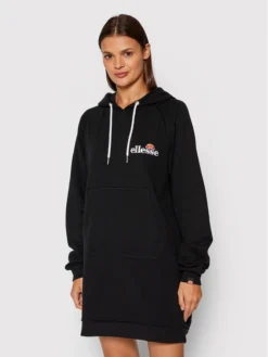 Ellesse Vestito Di Maglia Honey SGK13289 Nero Relaxed Fit