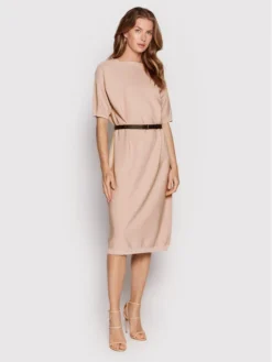 Fabiana Filippi Vestito Di Maglia ABD272W159 Rosa Oversize