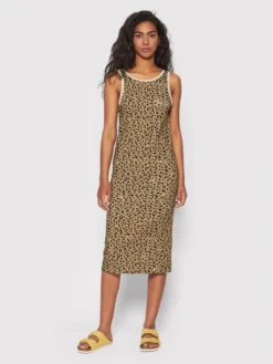 Vestito Estivo Mari Marrone Slim Fit