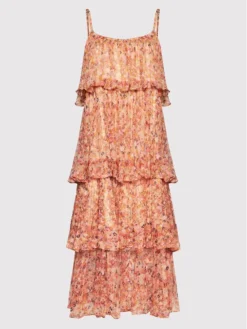 Vestito Estivo Marina Arancione Regular Fit -Offerta economica Guess || Calvin Klein Jeans || Vero Moda femi stories vestito estivo marina arancione regular fit 1 4