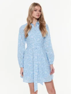 FRACOMINA Vestito Chemisier FR23SD1017W403G1 Blu Regular Fit