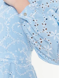 FRACOMINA Vestito Chemisier FR23SD1017W403G1 Blu Regular Fit -Offerta economica Guess || Calvin Klein Jeans || Vero Moda fracomina vestito chemisier fr23sd1017w403g1 blu regular fit 3