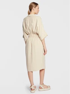 FRACOMINA Vestito Chemisier FR23SD2004W41501 Beige Regular Fit -Offerta economica Guess || Calvin Klein Jeans || Vero Moda fracomina vestito chemisier fr23sd2004w41501 beige regular fit 2