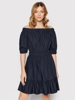 FRACOMINA Vestito Da Giorno FR22SD1025W40001 Blu Scuro Regular Fit