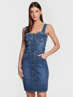 FRACOMINA Vestito Di Jeans FP23SD4003D40802 Blu Regular Fit