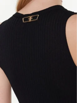 FRACOMINA Vestito Di Maglia FJ23SD5002K41401 Nero Slim Fit -Offerta economica Guess || Calvin Klein Jeans || Vero Moda fracomina vestito di maglia fj23sd5002k41401 nero slim fit 4