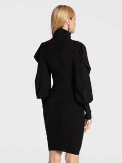 FRACOMINA Vestito Di Maglia FR22WD5014K45901 Nero Regular Fit -Offerta economica Guess || Calvin Klein Jeans || Vero Moda fracomina vestito di maglia fr22wd5014k45901 nero regular fit 2