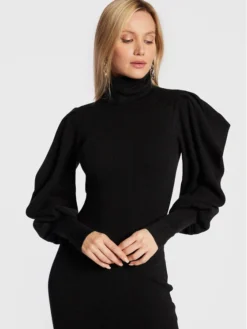 FRACOMINA Vestito Di Maglia FR22WD5014K45901 Nero Regular Fit -Offerta economica Guess || Calvin Klein Jeans || Vero Moda fracomina vestito di maglia fr22wd5014k45901 nero regular fit 3