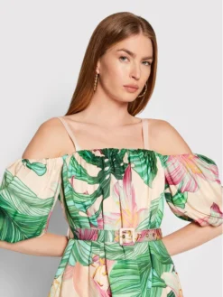 FRACOMINA Vestito Estivo F322SD1017W451N4 Beige Regular Fit -Offerta economica Guess || Calvin Klein Jeans || Vero Moda fracomina vestito estivo f322sd1017w451n4 beige regular fit 3