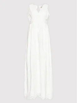 FRACOMINA Vestito Estivo FR22SD3009W40401 Bianco Regular Fit -Offerta economica Guess || Calvin Klein Jeans || Vero Moda fracomina vestito estivo fr22sd3009w40401 bianco regular fit 4