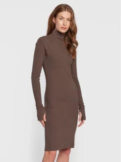 G-Star Raw Vestito Di Maglia Rib D22274-D107-D312 Marrone Slim Fit