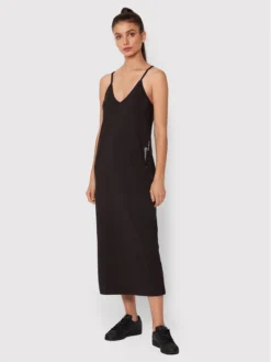 G-Star Raw Vestito Estivo Slip D21625-B771-6484 Nero Loose Fit