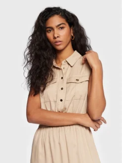 Gaudi Vestito Da Giorno 311BD15002 Beige Regular Fit -Offerta economica Guess || Calvin Klein Jeans || Vero Moda gaudi jeans vestito da giorno 311bd15002 beige regular fit 3