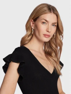 Gaudi Vestito Di Maglia 311BD13004 Nero Slim Fit -Offerta economica Guess || Calvin Klein Jeans || Vero Moda gaudi jeans vestito di maglia 311bd13004 nero slim fit 3