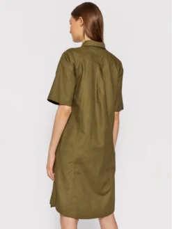 Gestuz Vestito Chemisier Assagz 10905381 Verde Loose Fit -Offerta economica Guess || Calvin Klein Jeans || Vero Moda gestuz vestito chemisier assagz 10905381 verde loose fit 2