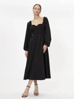 Gestuz Vestito Da Giorno Mist 10906893 Nero Regular Fit