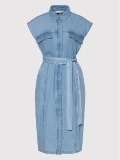 Gestuz Vestito Di Jeans Albagz 10905354 Blu Loose Fit -Offerta economica Guess || Calvin Klein Jeans || Vero Moda gestuz vestito di jeans albagz 10905354 blu loose fit 4