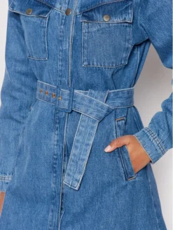 Gestuz Vestito Di Jeans Umatillagz 10906058 Blu Regular Fit -Offerta economica Guess || Calvin Klein Jeans || Vero Moda gestuz vestito di jeans umatillagz 10906058 blu regular fit 3