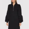 Gestuz Vestito Di Maglia Nankita Zipper 10905582 Nero Regular Fit
