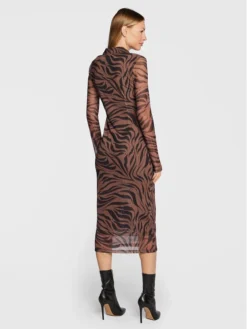 Gina Tricot Vestito Chemisier Eleanor 17424 Marrone Slim Fit -Offerta economica Guess || Calvin Klein Jeans || Vero Moda gina tricot vestito chemisier eleanor 17424 marrone slim fit 2