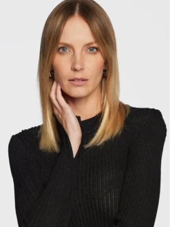 Gina Tricot Vestito Di Maglia Asta 18870 Nero Slim Fit -Offerta economica Guess || Calvin Klein Jeans || Vero Moda gina tricot vestito di maglia asta 18870 nero slim fit 3