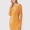 Glamorous Vestito Da Giorno AN4254 Giallo Regular Fit