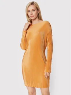 Glamorous Vestito Da Giorno AN4254 Giallo Regular Fit