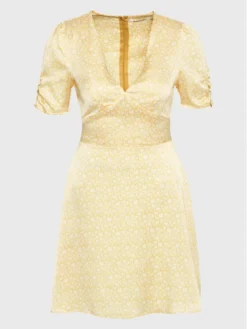 Glamorous Vestito Da Giorno CK7065 Giallo Regular Fit