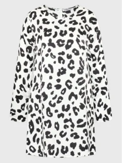 Glamorous Vestito Da Giorno HP0181A Bianco Relaxed Fit