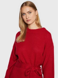 Glamorous Vestito Di Maglia LC1029 Rosso Regular Fit -Offerta economica Guess || Calvin Klein Jeans || Vero Moda glamorous vestito di maglia lc1029 rosso regular fit 3