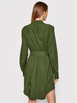 Guess Vestito Chemisier Anika W1YK56 R1LU5 Verde Regular Fit -Offerta economica Guess || Calvin Klein Jeans || Vero Moda guess vestito chemisier anika w1yk56 r1lu5 verde regular fit 2
