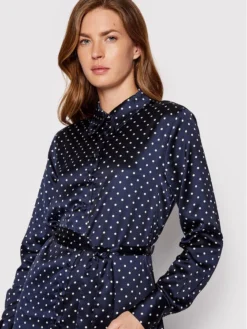 Guess Vestito Chemisier Danielle W2YK30 WD8G2 Blu Scuro Regular Fit -Offerta economica Guess || Calvin Klein Jeans || Vero Moda guess vestito chemisier danielle w2yk30 wd8g2 blu scuro regular fit 3