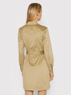 Guess Vestito Chemisier Dora W1BK13 WE5D0 Beige Slim Fit -Offerta economica Guess || Calvin Klein Jeans || Vero Moda guess vestito chemisier dora w1bk13 we5d0 beige slim fit 2