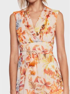 Guess Vestito Da Giorno Gilda W3GK60 WDW52 Multicolore Regular Fit -Offerta economica Guess || Calvin Klein Jeans || Vero Moda guess vestito da giorno gilda w3gk60 wdw52 multicolore regular fit 3