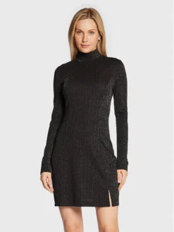 Guess Vestito Da Giorno Lane W2BK45 KBDW0 Nero Regular Fit