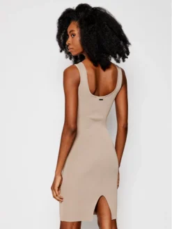 Guess Vestito Da Giorno W1GK85 Z2U00 Beige Slim Fit -Offerta economica Guess || Calvin Klein Jeans || Vero Moda guess vestito da giorno w1gk85 z2u00 beige slim fit 2