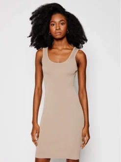 Guess Vestito Da Giorno W1GK85 Z2U00 Beige Slim Fit