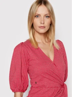 Guess Vestito Da Giorno W2GK65 KB450 Rosso Regular Fit -Offerta economica Guess || Calvin Klein Jeans || Vero Moda guess vestito da giorno w2gk65 kb450 rosso regular fit 3