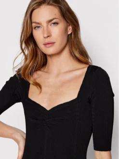 Guess Vestito Da Giorno W2YK53 Z30K0 Nero Flare Fit -Offerta economica Guess || Calvin Klein Jeans || Vero Moda guess vestito da giorno w2yk53 z30k0 nero flare fit 3