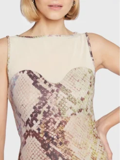 Guess Vestito Da Giorno W3RK81 KAZS0 Multicolore Slim Fit -Offerta economica Guess || Calvin Klein Jeans || Vero Moda guess vestito da giorno w3rk81 kazs0 multicolore slim fit 3