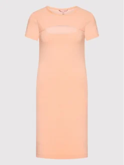 Guess Vestito Da Giorno WBYK95 KB9E2 Rosa Slim Fit -Offerta economica Guess || Calvin Klein Jeans || Vero Moda guess vestito da giorno wbyk95 kb9e2 rosa slim fit 4