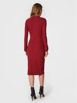 Guess Vestito Da Giorno Yasmine W2BK76 K8RT2 Bordeaux Slim Fit -Offerta economica Guess || Calvin Klein Jeans || Vero Moda guess vestito da giorno yasmine w2bk76 k8rt2 bordeaux slim fit 2