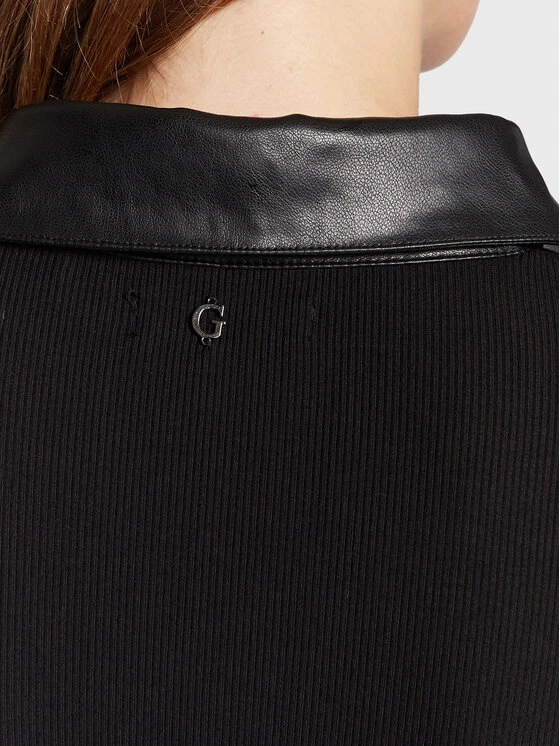 Guess Vestito Da Giorno Yasmine W2BK76 K8RT2 Nero Slim Fit 5 Guess Vestito Da Giorno Yasmine W2BK76 K8RT2 Nero Slim Fit - immagine 5